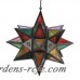 World Menagerie Jewel Tone Moroccan Style Star Lantern WRMG2629